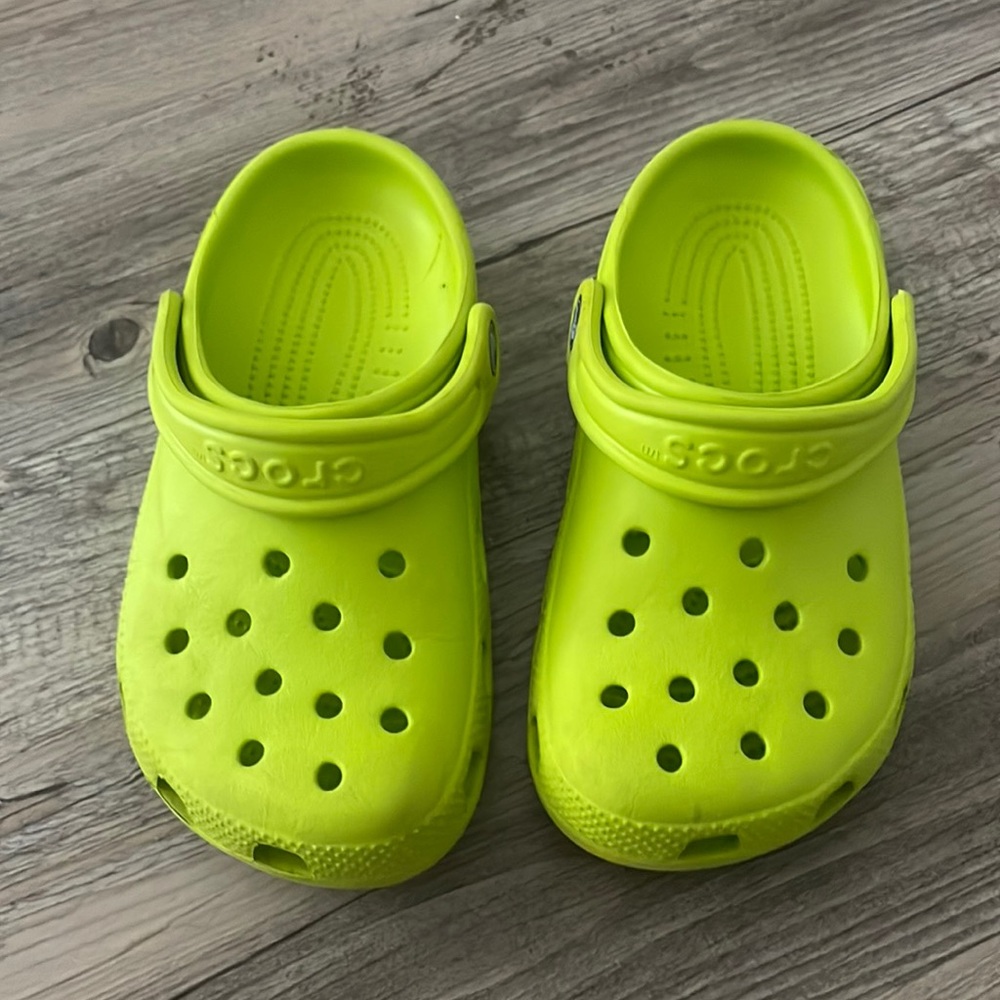 Lime Green Crocs